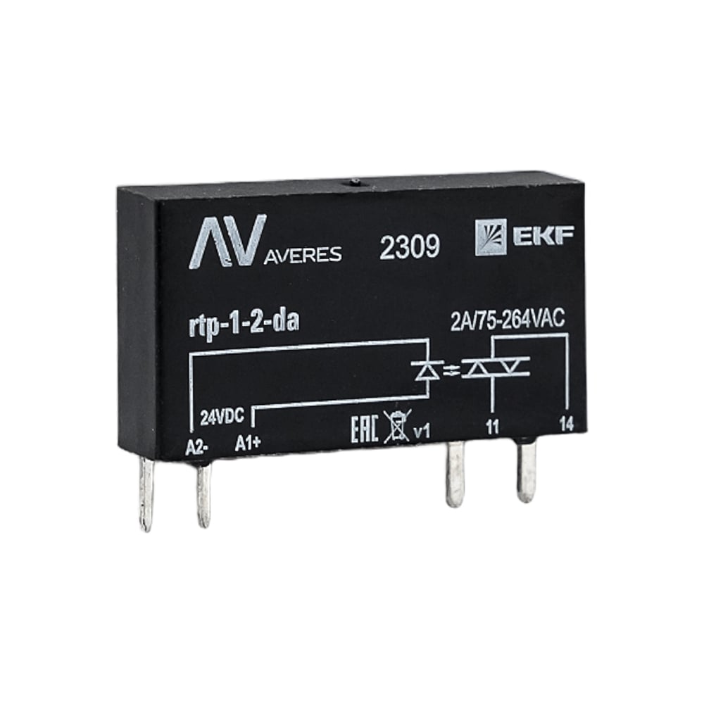 Изображение товара Твердотельное реле EKF RTP 2 А для разъема РM slim 23/1