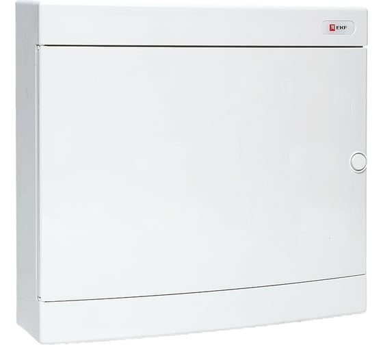 Изображение товара Распределительный навесной щит EKF "Unix" белая дверь 2х18 модулей IP41 PROxima ux-2x18-nw