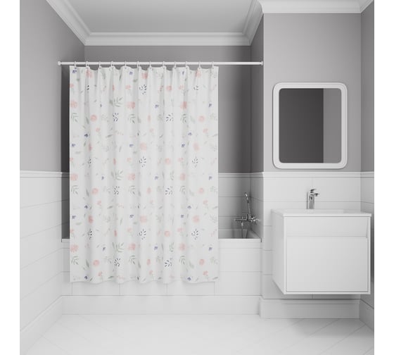 Изображение товара Штора для ванной IDDIS 200x180 см, Полиэстер, BF01P18i11