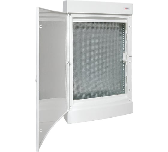 Изображение товара Слаботочный навесной щит EKF "Unix" белая дверь 4 габарит увеличенный IP41 PROxima ux-4m-nw-xl
