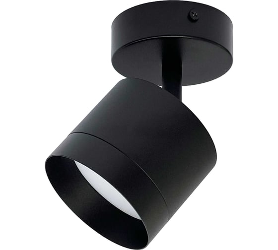 Изображение товара Поворотный светильник truEnergy под лампу GX53 D82xH70мм IP20 черный/алюминий 21028