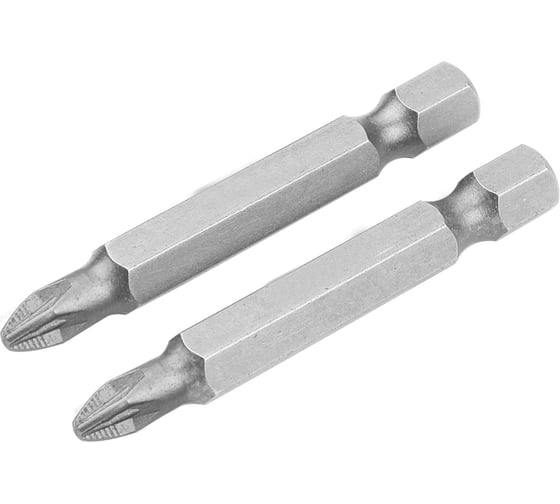 Изображение товара Набор вставок бит торцевых 1/4", Pozidriv, PZ1, 50 мм, 2 шт TOLSEN 20317
