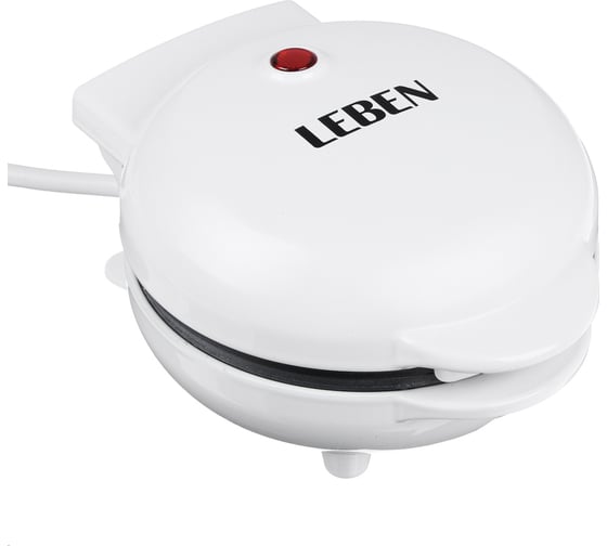Изображение товара Мини-вафельница Leben 550 Вт, пластик, нерж. сталь, антипригарное покрытие 271-016