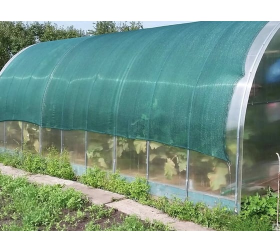 Изображение товара Сетка затеняющая 2x50 м, 50 г/м², степень затемнения 55% ЧЗМ 2954