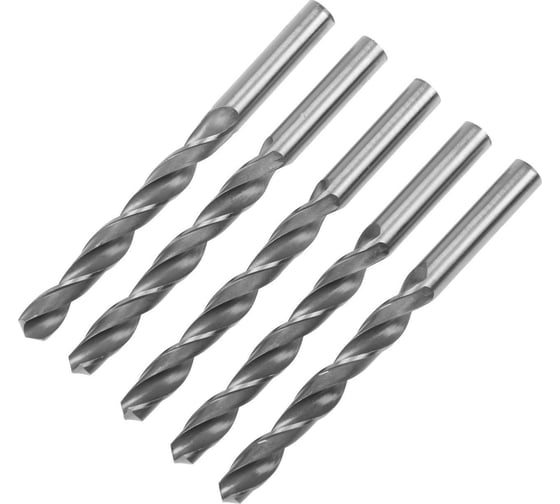 Изображение товара Сверло по металлу ц/х 12x150 мм, 5 шт, HSS ТУНДРА 1119686