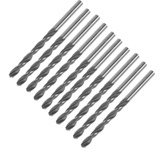 Изображение товара Сверло по металлу ц/х 5x85 мм, 10 шт, HSS ТУНДРА 1119672