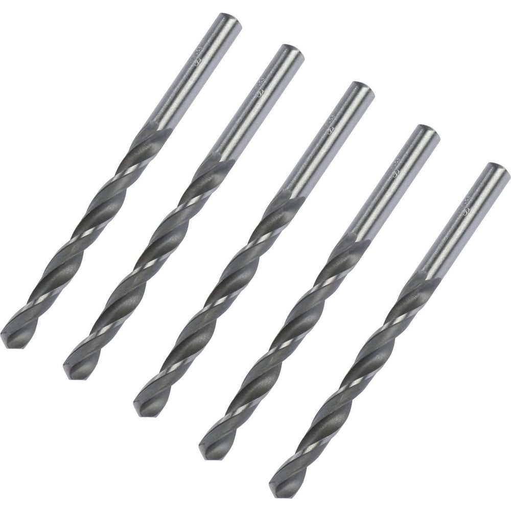 Изображение товара Сверло по металлу ц/х 8x115 мм 5 шт HSS для точного сверления металла Изображение товара Сверло по металлу ц/х 8x115 мм 5 шт HSS для точного сверления металла