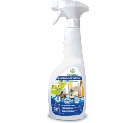 Изображение товара Универсальный очиститель АиС BIOSOAP 750 мл 9150277