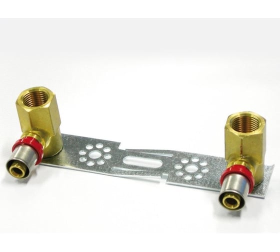 Изображение товара Водорозетка Tiemme двойная 20х1/2" латунь (пресс) 1650106 / 1664G002004CZ