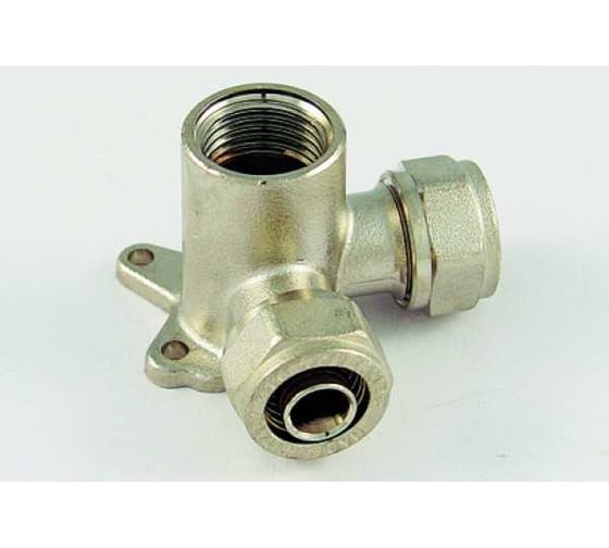 Изображение товара Водорозетка Tiemme 16х1/2" двухплоскостная (обжим) 1600063 / 1626N160416