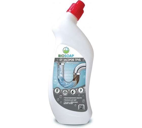 Изображение товара Для прочистки труб АиС BIOSOAP 750 мл 9150477