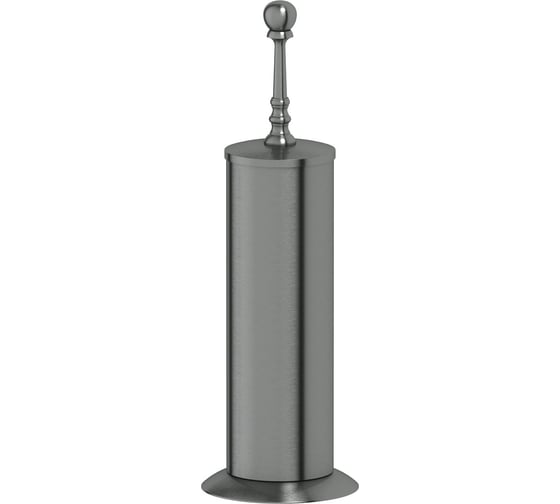 Изображение товара Туалетный ерш с крышкой 3SC напольный античное серебро STI 430