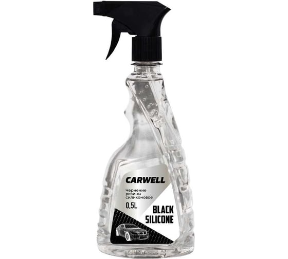 Изображение товара Чернение резины Carwell силиконовое BLACK SILICON 0,5 л С-253