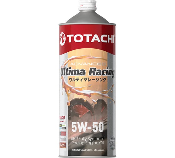 Изображение товара Моторное масло TOTACHI ULTIMA RACING UHP Fully Synthetic 5W-50, API SP, ACEA A3/B4, 1л E4801