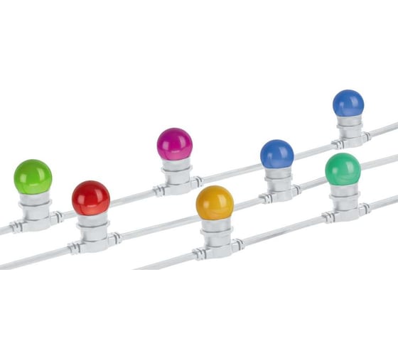 Изображение товара Гирлянда Navigator NGF-001-04 (белтлайт 40 10м Е27 белый) 28815 93773