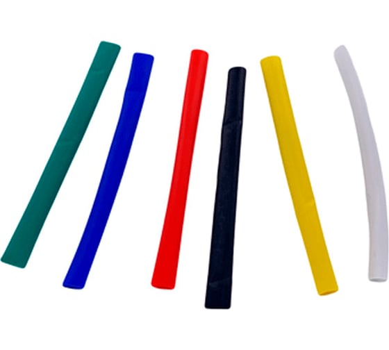 Изображение товара Набор термоусадочных трубок Ripo 7 цветов по 3 шт., длинна по 10см. plus ø 6.0 / 3.0 (1 упк.) 006-600142