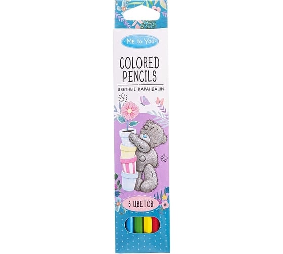 Изображение товара Цветные карандаши Hatber ECO 6 цв., MeToYou 068408