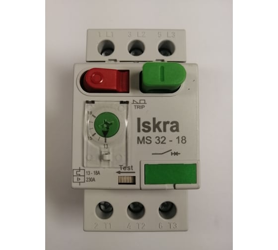 Изображение товара Автомат защиты двигателя iskra MS32-18 УТ-00025355