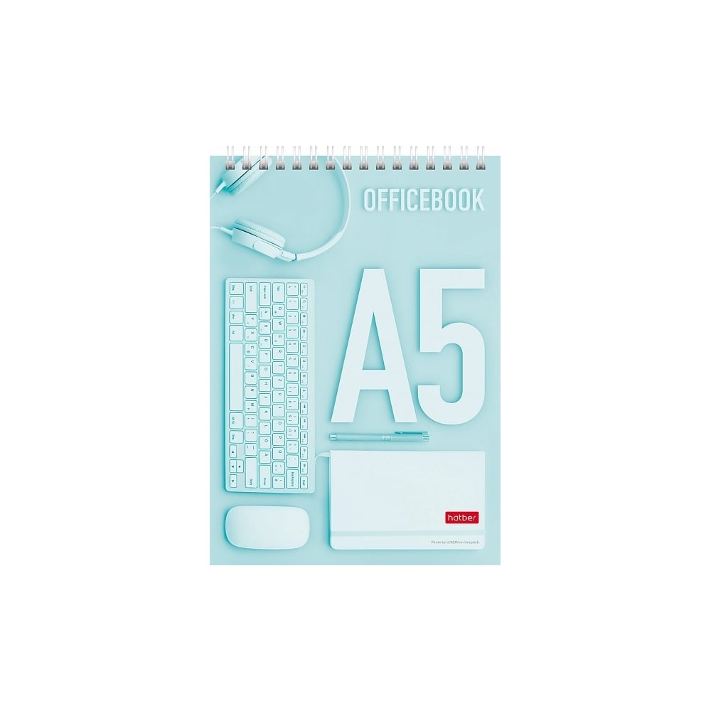 Изображение товара Блокнот Hatber Офис в стиле вайб, А5, клетка, 80 л