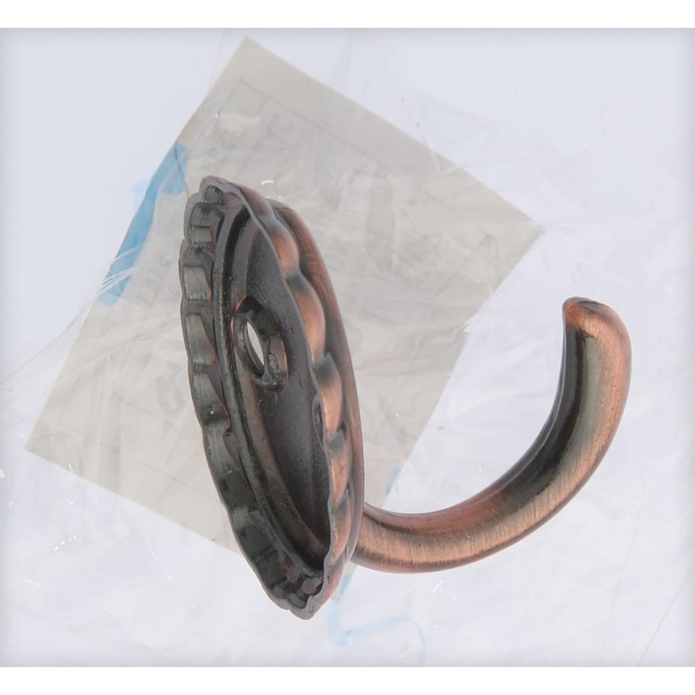 Изображение товара Мебельный крючок ТУНДРА однорожковый, цвет медь 9145388