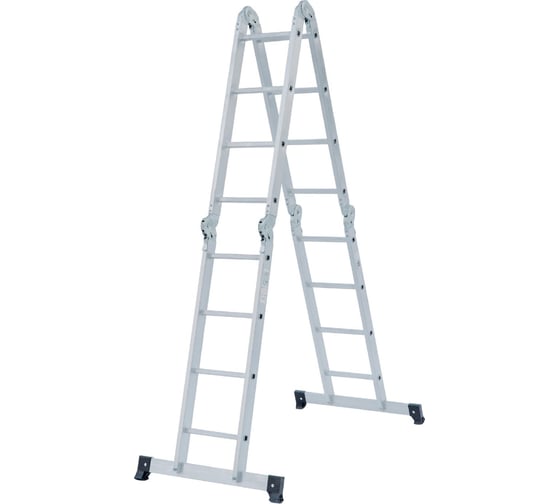 Изображение товара Четырехсекционная лестница-трансформер Новая Высота 4х4 ступени 1320404