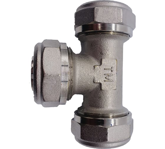 Изображение товара Тройник Tiemme 32х32х32 (обжим) 1600054 / 1607N323232