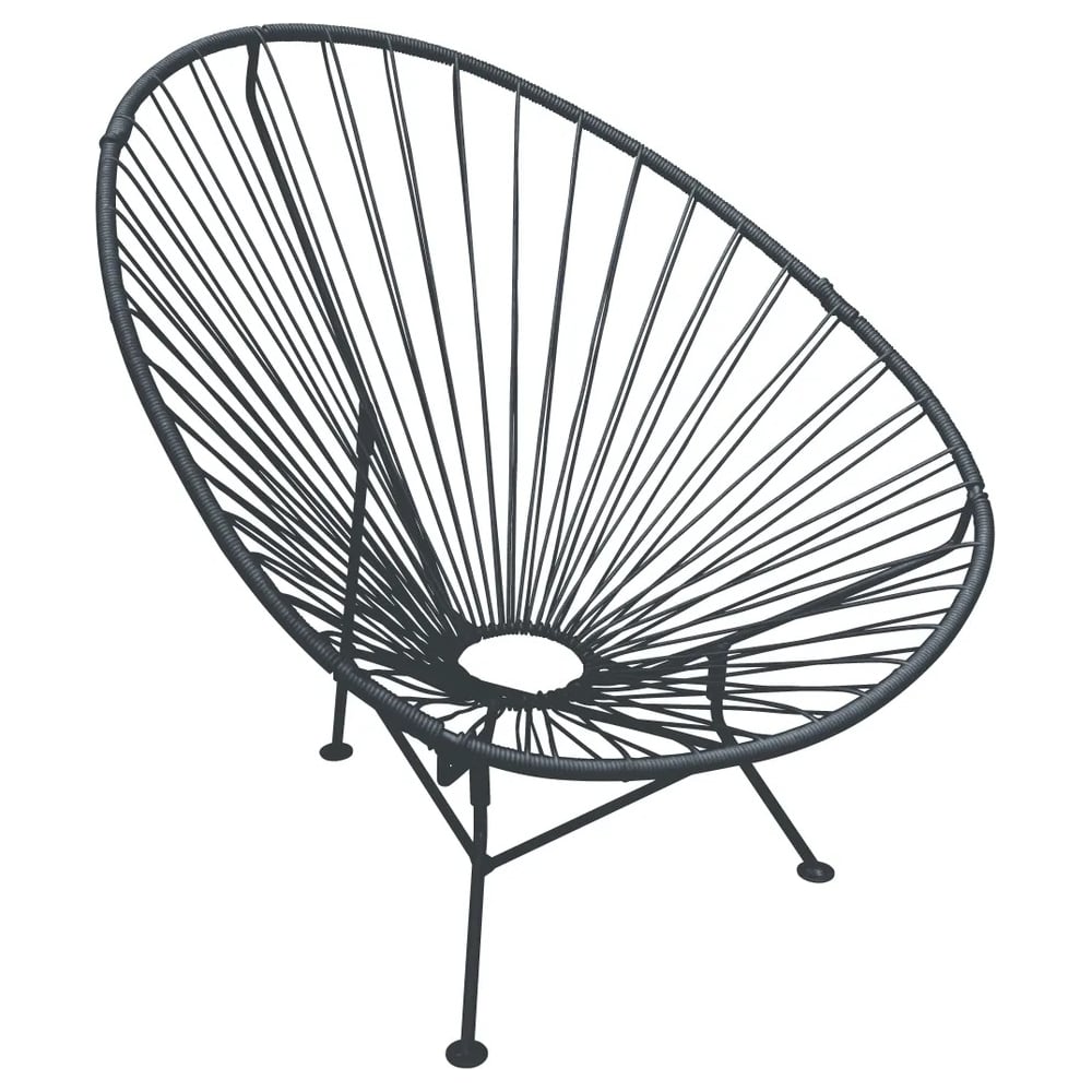 Кресло M-GROUP "Ракушка", серый 12230300