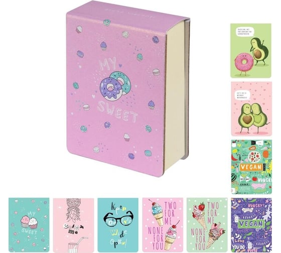 Изображение товара Блокнот Bruno Visconti smart journal А7,250 листов, 10 вид, отрывной блок, без линовки, микс 2 3-55802 1782491