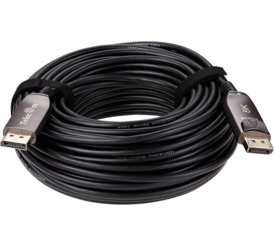 Изображение товара Активный оптический кабель displayport 1.4 Telecom 8k 60hz 10m TCG2130-10M