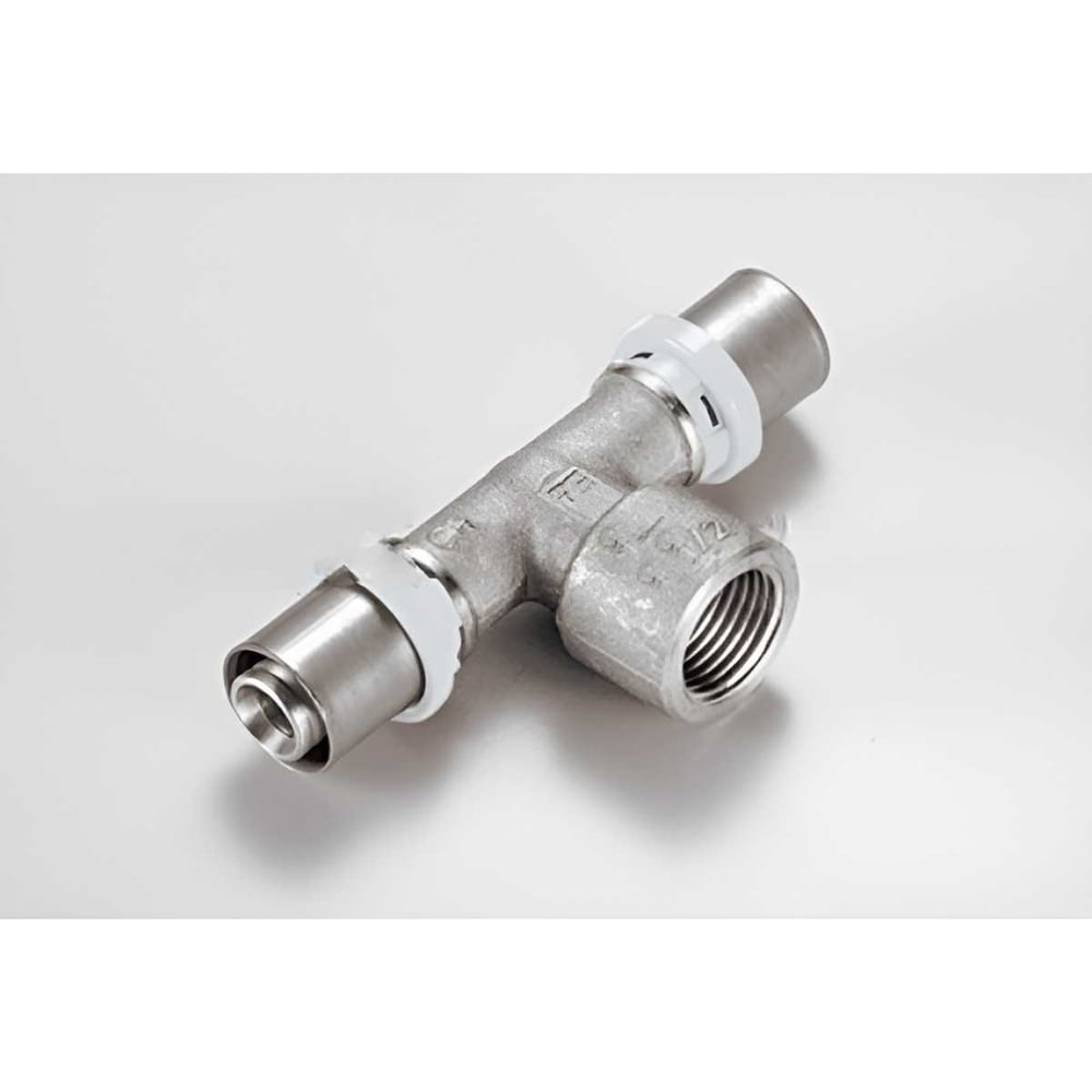 Изображение товара Тройник Tiemme 20х3/4"Вх20 SN (пресс) 1650695 / 1659SN