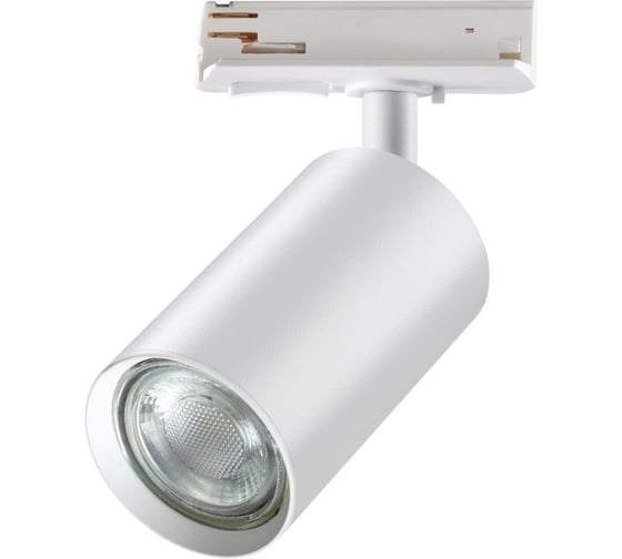 Изображение товара Трековый однофазный трехжильный светильник NOVOTECH GU10 50W PIPE 370964