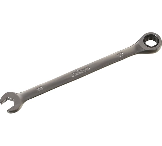 Изображение товара Комбинированный трещоточный ключ 10мм Inforce, Сталь Cr-V, 72 зуба, профессиональный, 06-05-81