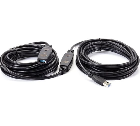 Изображение товара Удлинительный кабель-адаптер AOpen/Qust usb 3.0-repeater активный am - af 10m ACU827A-10M