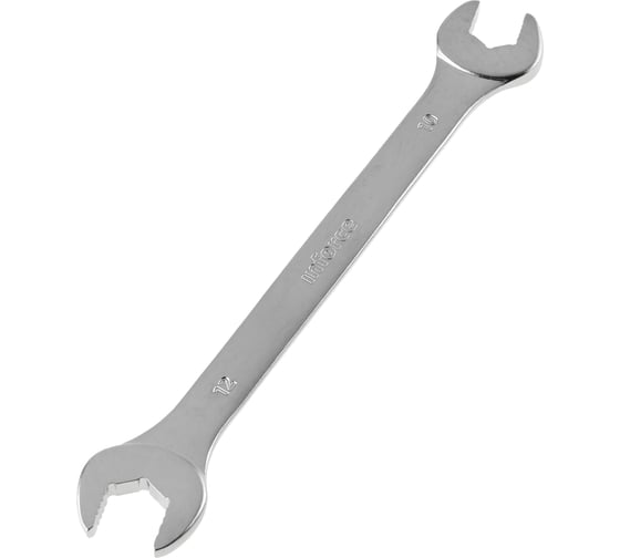 Изображение товара Рожковый ключ 10x12мм Inforce, Сталь Cr-V, профессиональный, 06-05-58