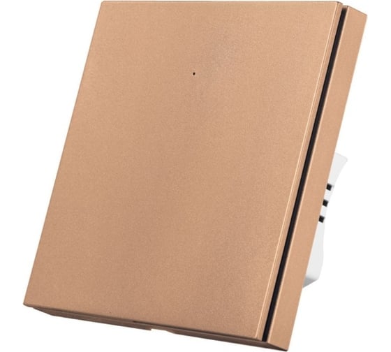 Изображение товара Умный однокнопочный выключатель Roximo бронзовый, SWBTN01-1C