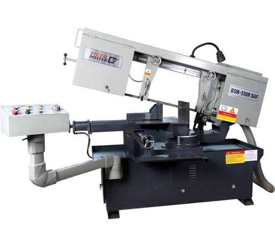 Изображение товара Полуавтоматический ленточнопильный станок MetalMaster BSM-330R SAF 19431