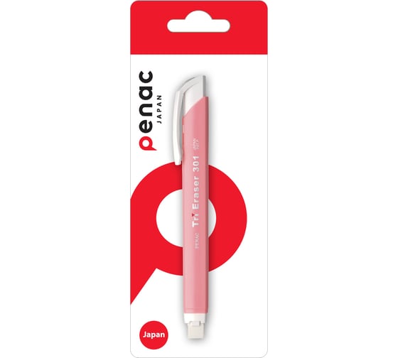 Изображение товара Ластик Penac tri eraser розовый, в блистере ET0401-28/B
