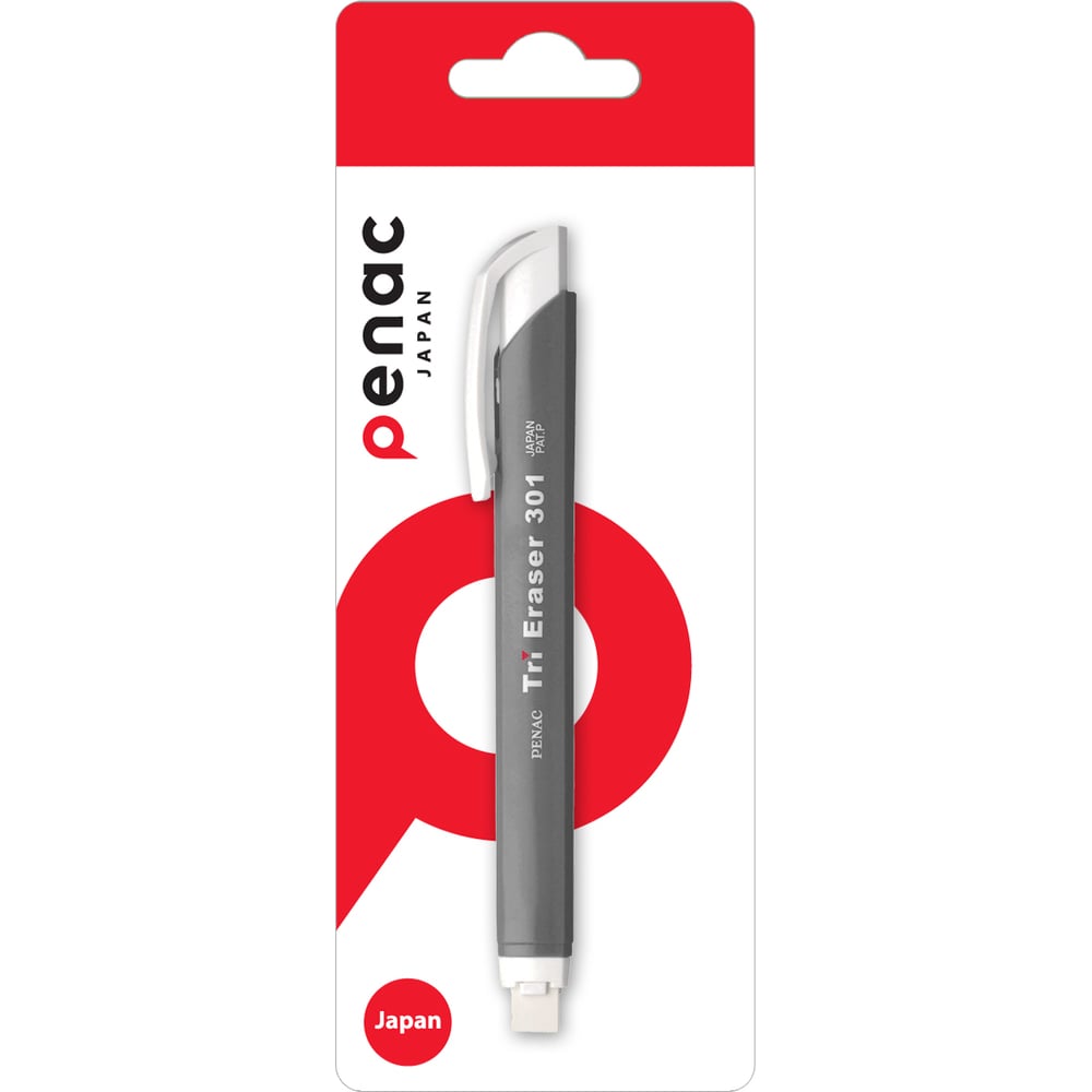 Изображение товара Ластик Penac tri eraser серый в блистере ET0401-07/B