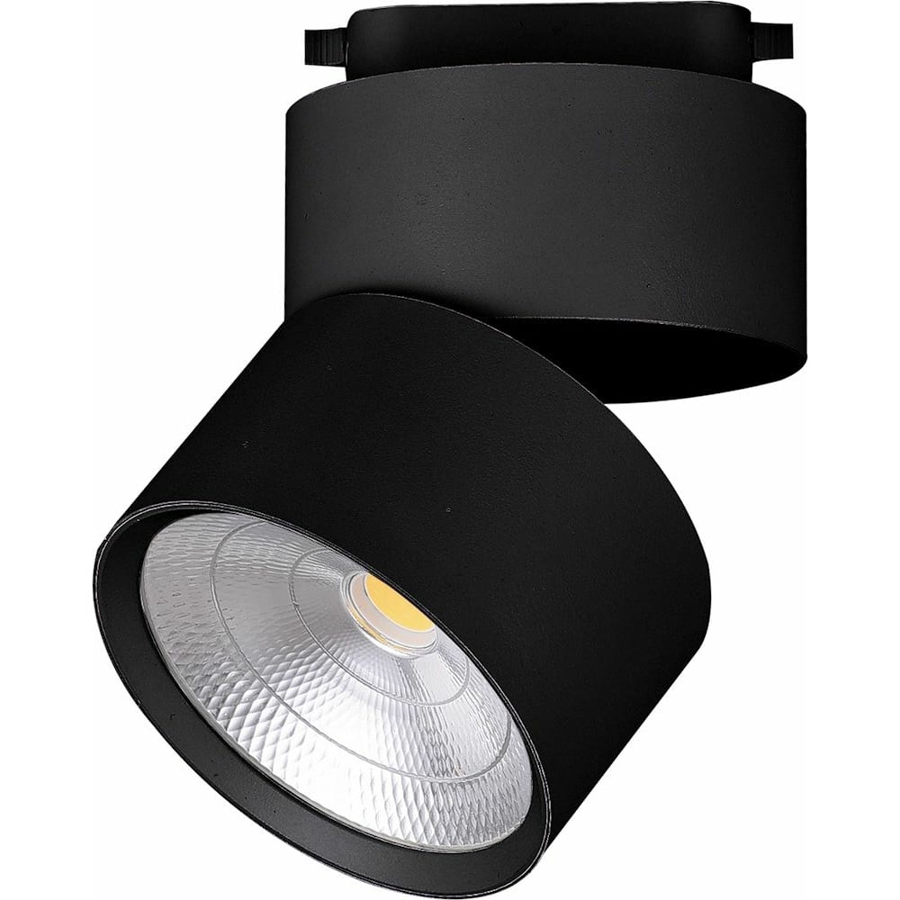 фото Трековый светодиодный светильник на шинопровод feron 25w, 2250 lm, 90 гр, черный, 4000к, al107 32478