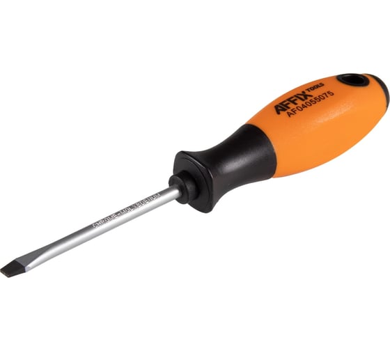 Изображение товара Шлицевая отвертка AFFIX Slotted 5.5 мм, 75 мм AF04055075