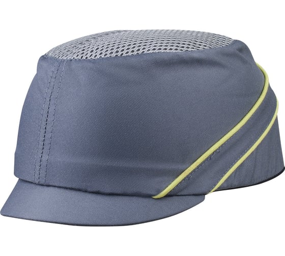 Изображение товара Защитная каскетка Delta Plus AIR COLTAN серая/желтая, козырек 3см COLTAAIGRMI