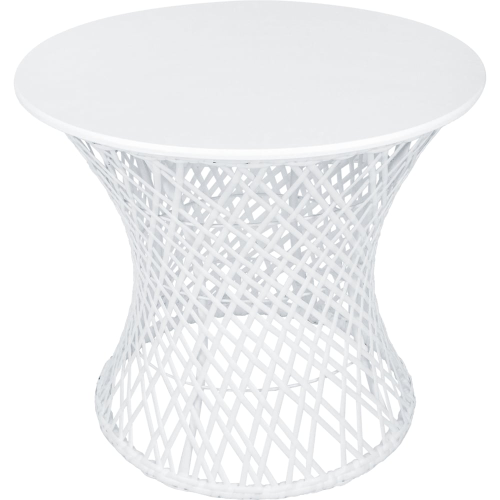 Изображение товара Стол M-GROUP БОНГО макси белый диаметр 0,56 м круглый для двух человек