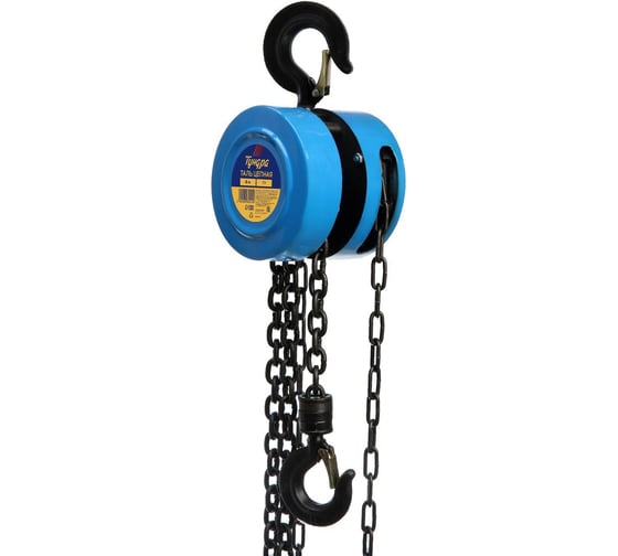 Изображение товара Цепная таль ТУНДРА 1 тонна, высота 4 метра 6980924