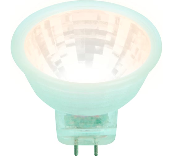 Изображение товара Светодиодная лампа Uniel LED-MR11-3W/WW/GU4/220V GLZ21TR, 220V. Прозрачная. UL-00001702