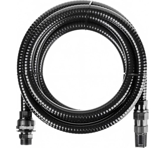 Изображение товара Шланг всасывающий ЗУБР с фильтром и обратным клапаном, 1", 7 м 40317-1-7