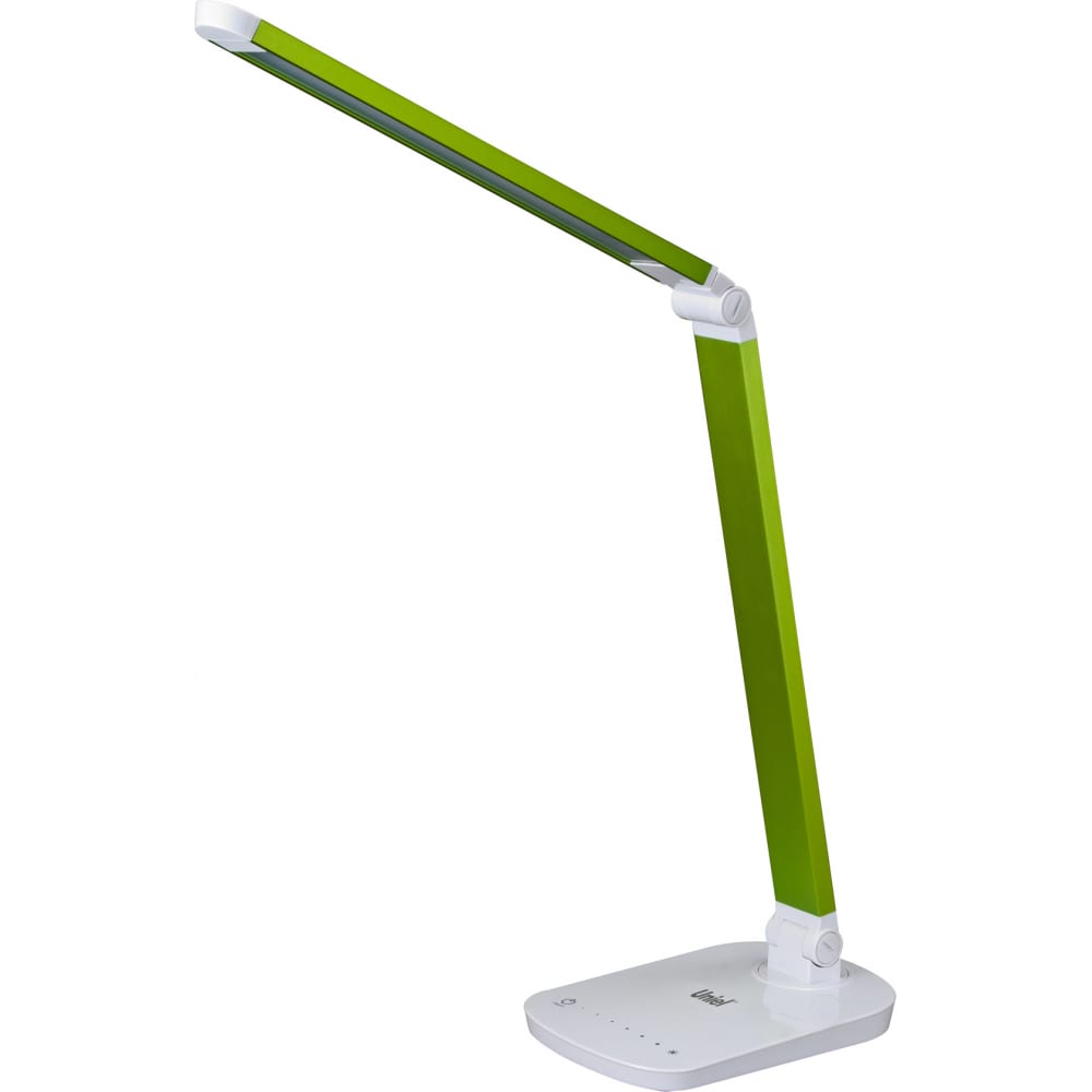 фото Настольный светильник uniel tld-521 green/8w//led/800lm/5000k/dimmer/зеленый металлик 10083