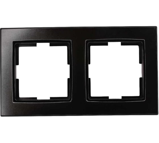 Изображение товара Рамка на два поста Econ камелия антрацит, K025A