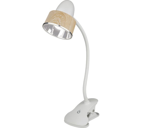 Изображение товара Настольный светильник-прищепка Uniel TLD-557 Brown/LED/350Lm/5500K/Dimmer, 5W. UL-00004138