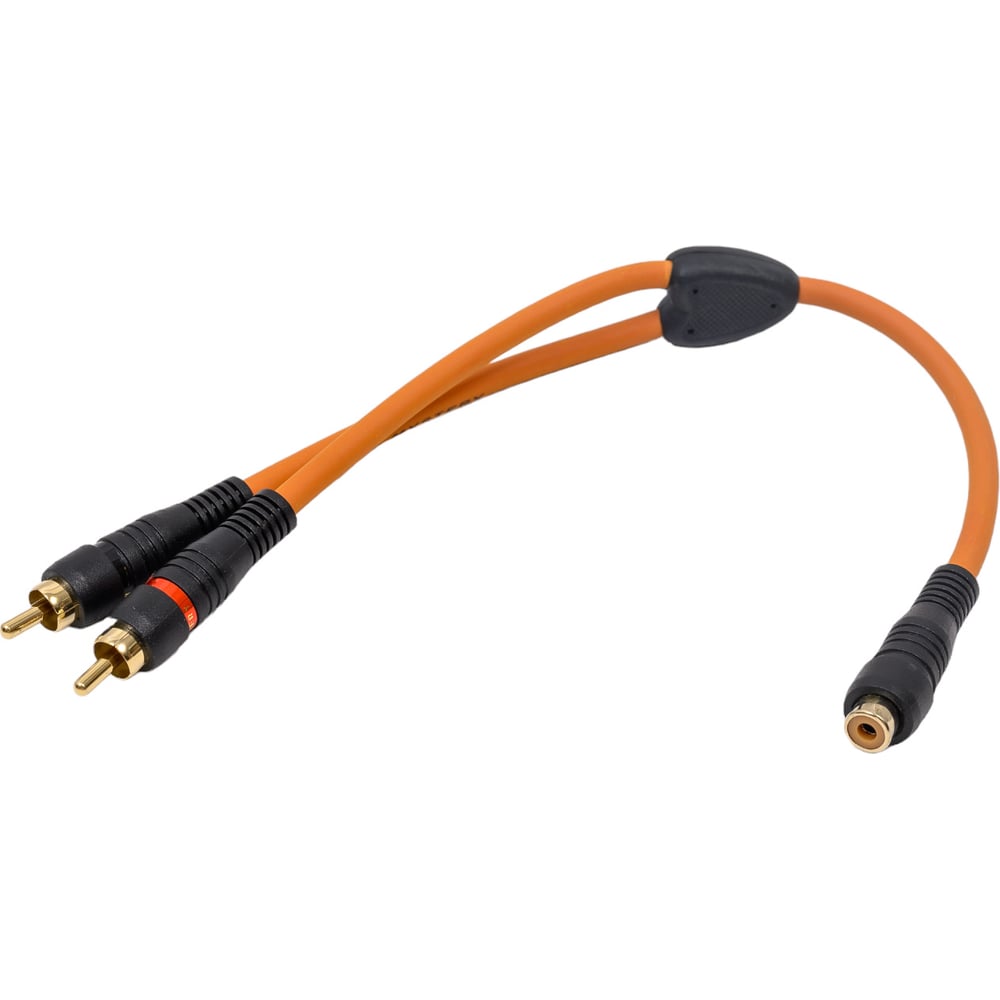 Изображение товара Разветвитель RCA MYSTERY MRCA Y.M 3 разъема оранжевый кабель 0.2 м