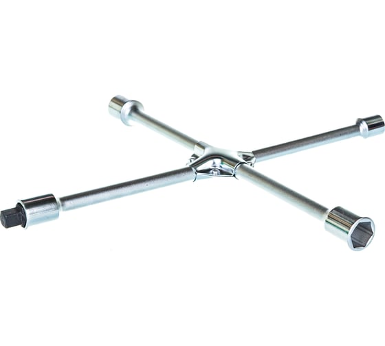 Изображение товара Крестовой ключ 17 19 21 22 мм , адаптер 1/2 L=400мм FORCE 681B400